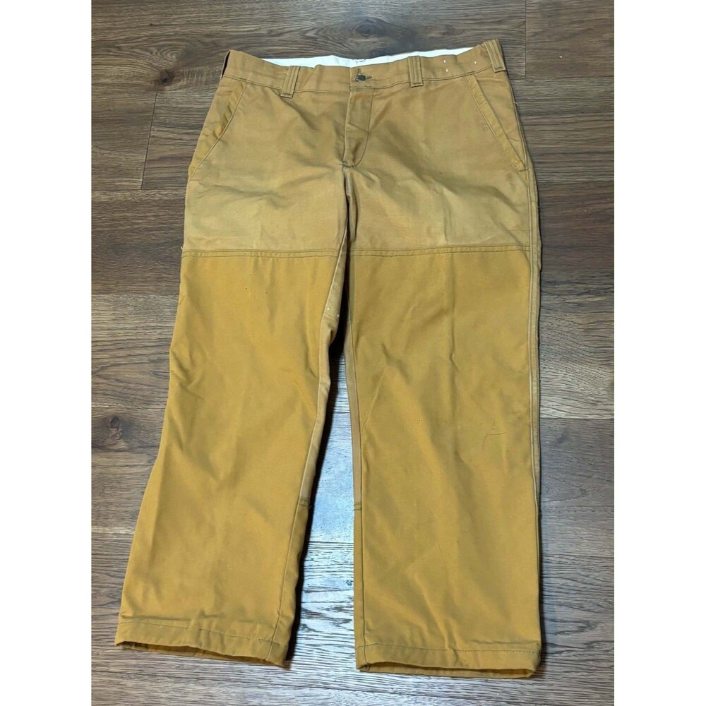 Vintage LL Bean Men’s Canvas Double Knee Pants Chore 3608 Men’s Size 36 X 28